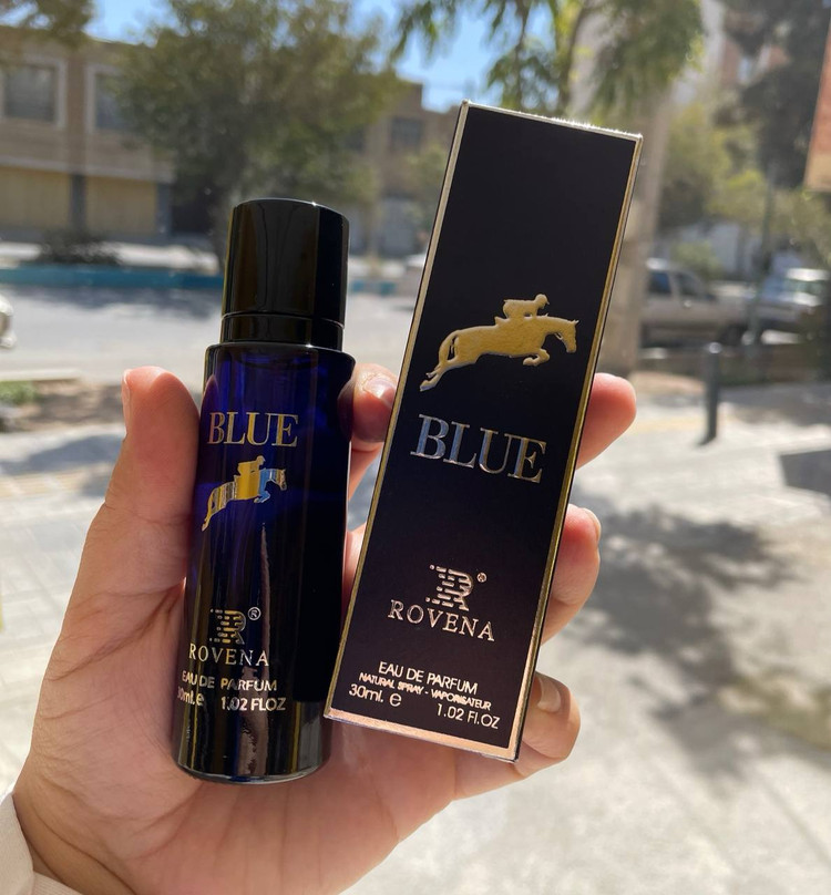 ادکلن عطر 30 میل مردانه روونا مدل بلو رایحه پولو آبی