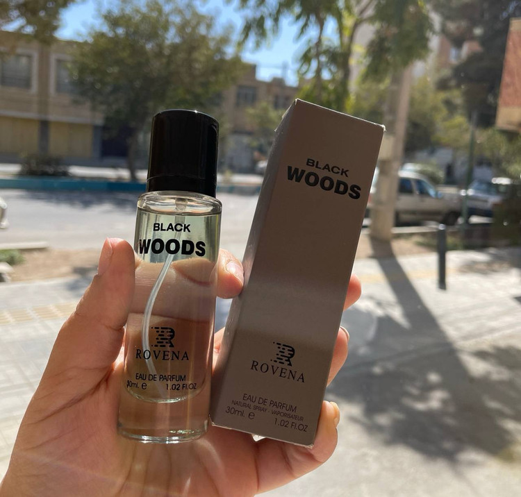عطرادکلن 30 میل مردانه روونا مدل بلک وود رایحه وود مشکی