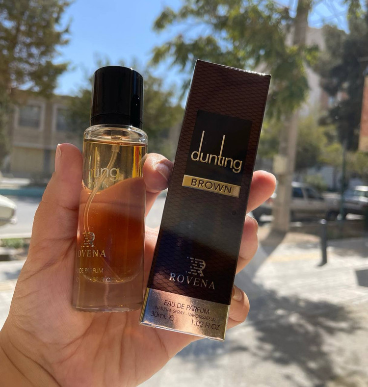 عطر و ادکلن 30 میل مردانه ررونا مدل دانهیل قهوه ای