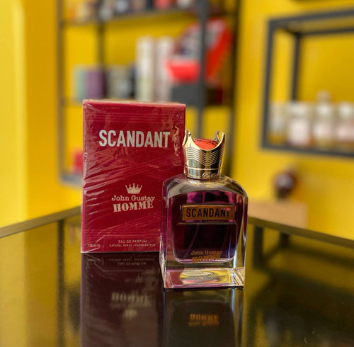 ادکلن عطر فراگرنس ورد مدل اسکندانت ژان گوستای هوم رایحه ژان پل گوتیه اسکندل مردانه( قرمز)