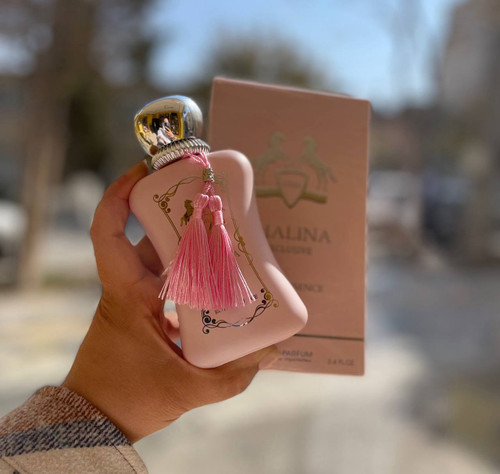 ادکلن عطر زنانه فراگرنس ورد مدل شالینا رویال اسنس رایحه مارلی دلینا