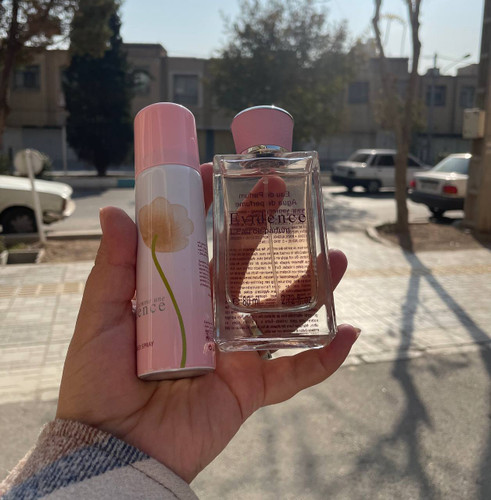 عطرادکلن زنانه فراگرنس ورد مدل اویدنس + اسپری رایگان فروشگاه پرفیوم رایحه