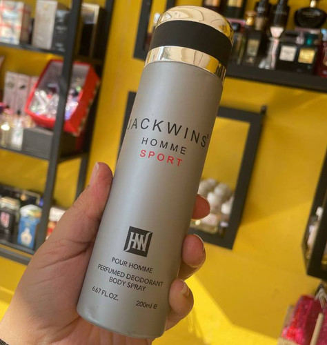 اسپری بدن خوشبوکننده بدن شنل آلور هوم اسپرت جانوین جکوینز Johnwin Allure Homme sport حجم۲۰۰میل فروشگاه پرفیوم رایحه