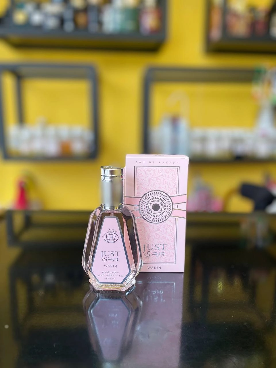 عطر ادکلن 50میل زنانه فراگرنس ورد مدل جاست وردی رایحه یارا صورتی فروشگاه پرفیوم رایحه‌