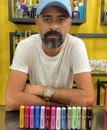 عطرادکلن محفظه نگهدارنده عطر اتومایزر حجم 5 میل فروشگاه پرفیوم رایحه