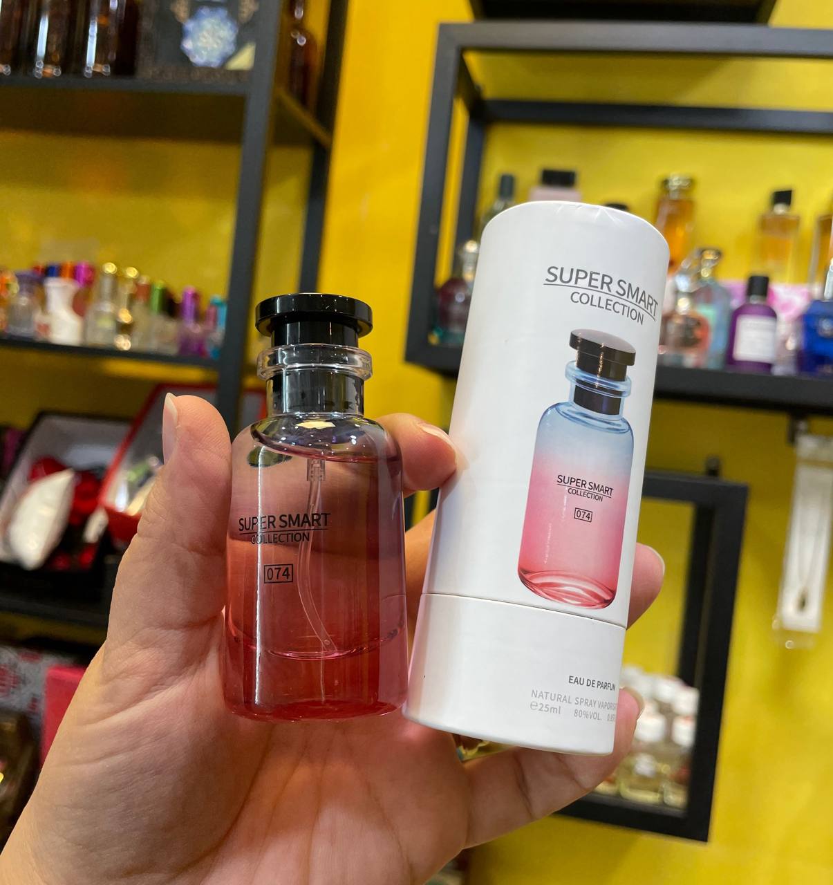 عطرادکلن 25 میل سوپر اسمارت کالخکشن کد 074 رایحه لویی ویتون کالیفورنیا دریم حجم۲۵میل فروشگاه پرفیوم رایحه