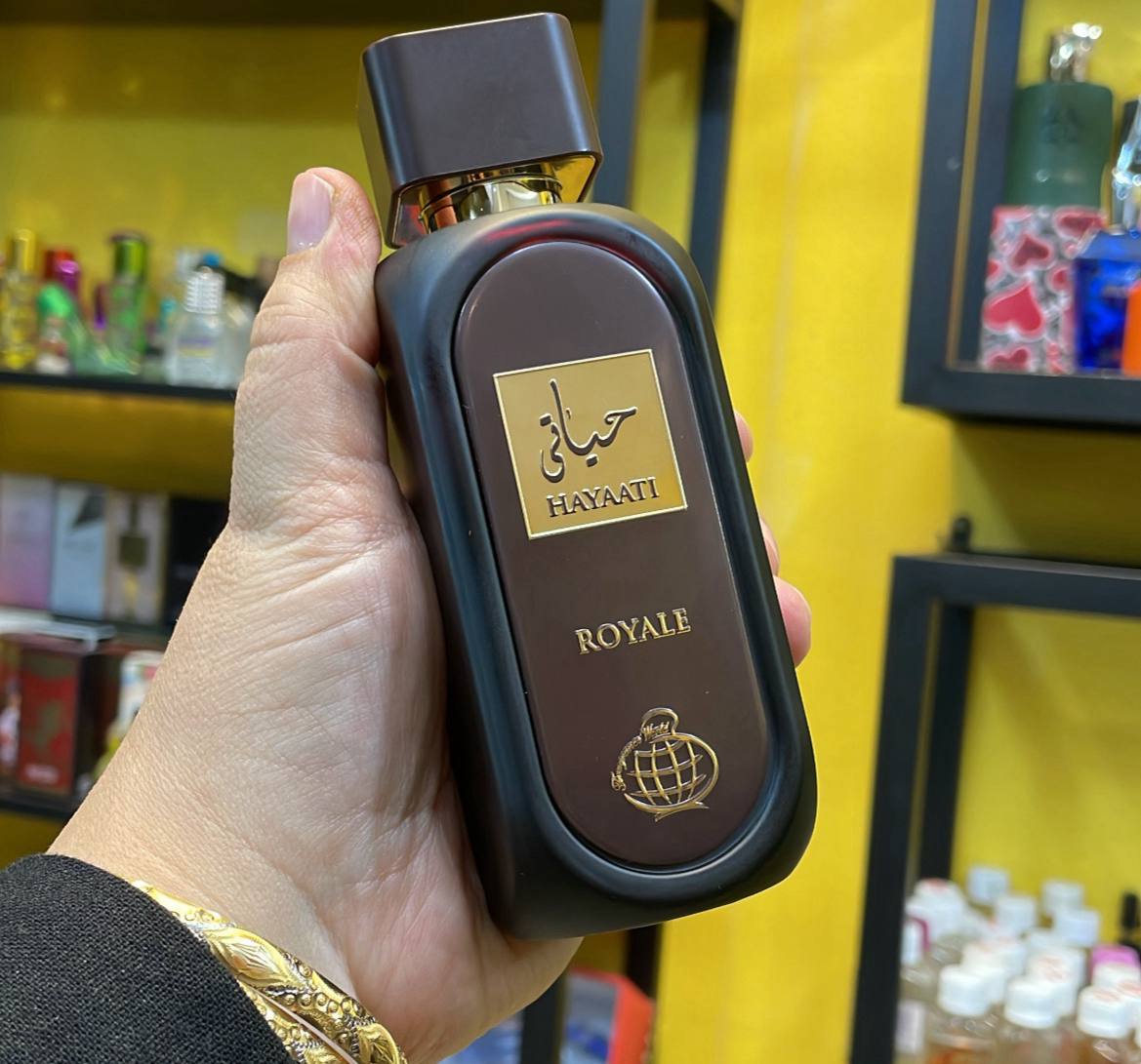 عطر ادکلن ۱۰۰ میل فراگرنس ورد مدل حیاتی رویال رایحه موصوف عربی فروشگاه پرفیوم رایحه